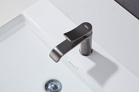 Смеситель для раковины Haiba HB10553-3 оружейная сталь