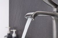 Смеситель для раковины Haiba HB10553-3 оружейная сталь