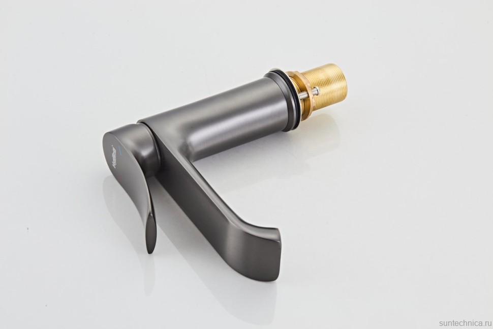 Смеситель для раковины Haiba HB10553-3 оружейная сталь