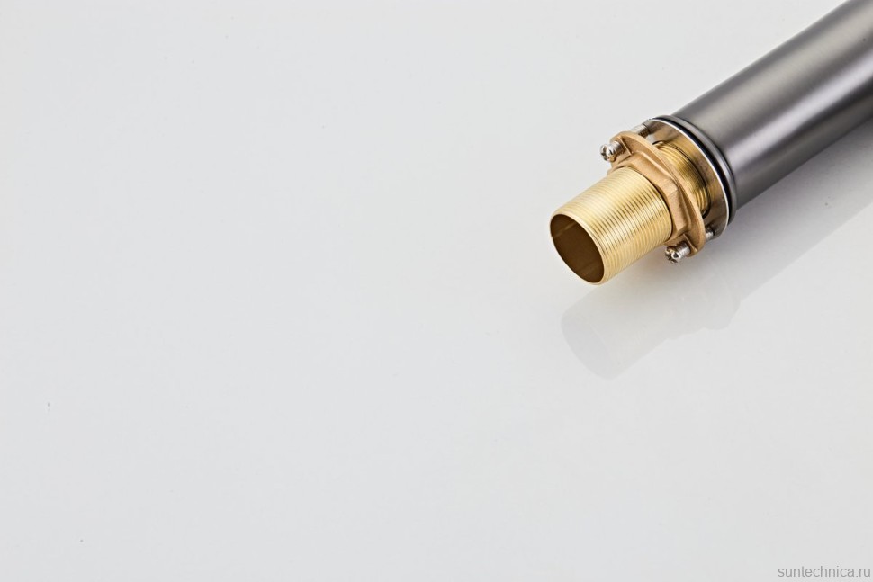 Смеситель для раковины Haiba HB10553-3 оружейная сталь