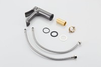 Смеситель для раковины Haiba HB10553-3 оружейная сталь