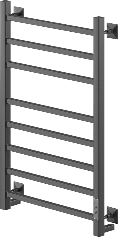 Полотенцесушитель электрический Ника Step 2 80/40, матовый черный RAL9005