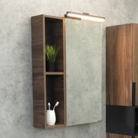 Мебель для ванной комнаты Comforty Штутгарт 60 дуб тёмно-коричневый, с раковиной Comforty 9111
