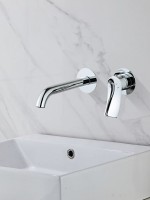 Смеситель для раковины Haiba HB14553 С ВНУТРЕННЕЙ ЧАСТЬЮ, хром