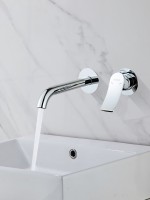 Смеситель для раковины Haiba HB14553 С ВНУТРЕННЕЙ ЧАСТЬЮ, хром