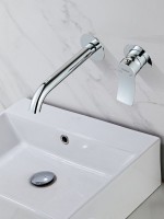 Смеситель для раковины Haiba HB14553 С ВНУТРЕННЕЙ ЧАСТЬЮ, хром