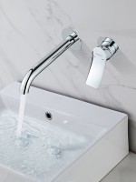 Смеситель для раковины Haiba HB14553 С ВНУТРЕННЕЙ ЧАСТЬЮ, хром