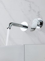 Смеситель для раковины Haiba HB14553 С ВНУТРЕННЕЙ ЧАСТЬЮ, хром