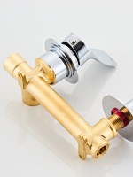 Смеситель для раковины Haiba HB14553 С ВНУТРЕННЕЙ ЧАСТЬЮ, хром