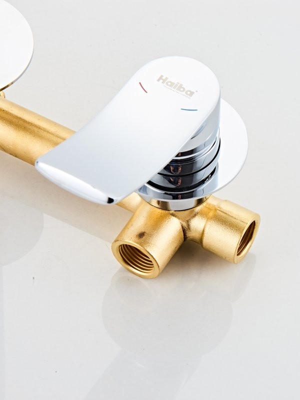 Смеситель для раковины Haiba HB14553 С ВНУТРЕННЕЙ ЧАСТЬЮ, хром