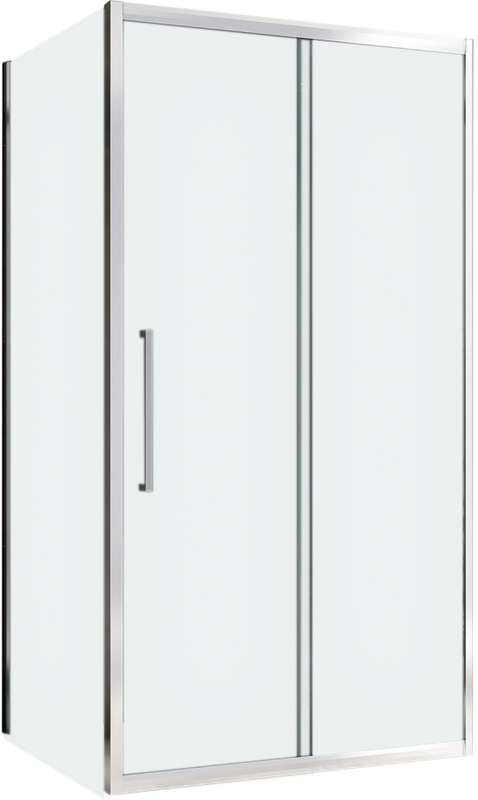 Душевой уголок Abber Schwarzer Diamant AG30130H-S50 130x50, профиль хром, стекло прозрачное