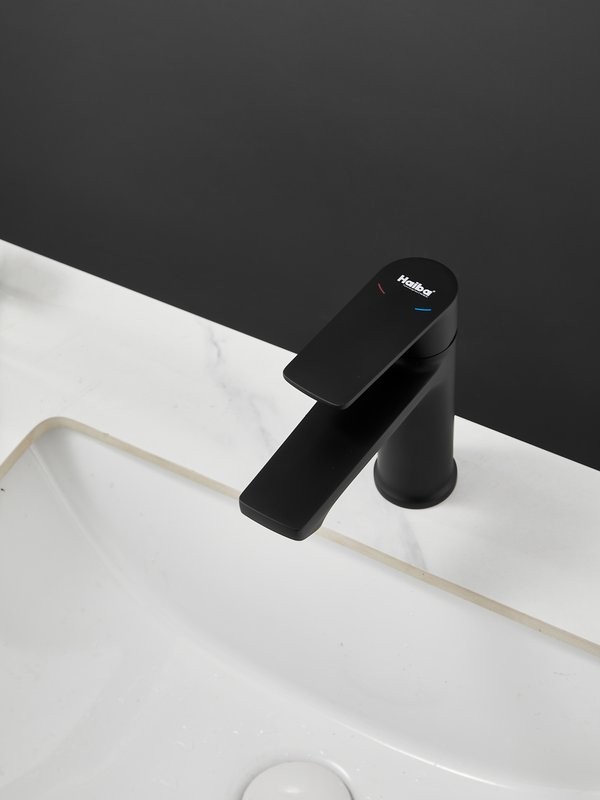 Смеситель для раковины Haiba HB10719-7 черный