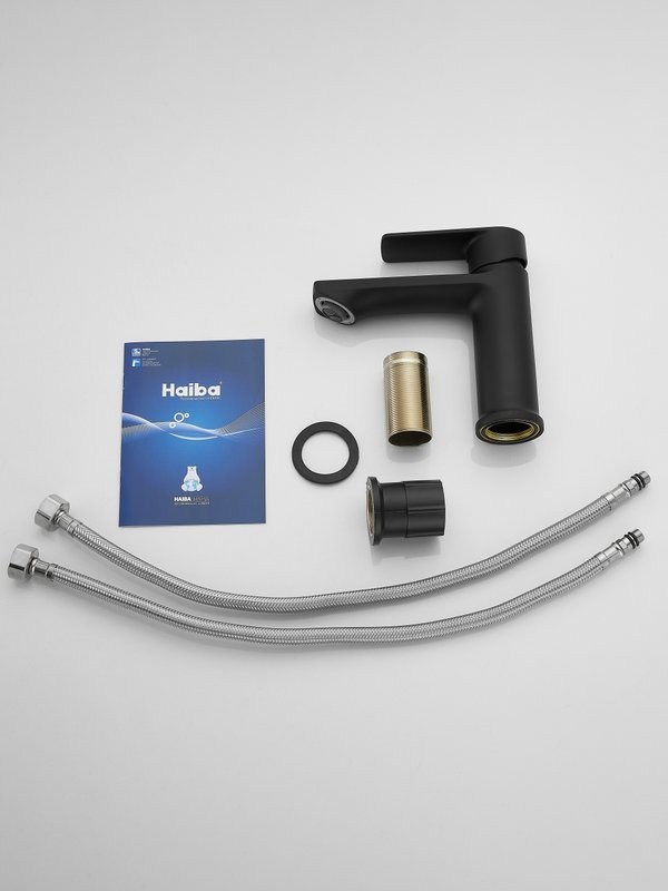 Смеситель для раковины Haiba HB10719-7 черный