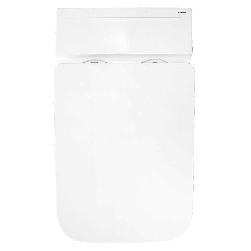 Унитаз подвесной AZARIO AZ-101C безободковый, с монтажной рамой, глянцевый белый