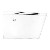 Унитаз подвесной AZARIO AZ-101C безободковый, с монтажной рамой, глянцевый белый