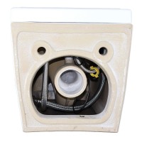 Унитаз подвесной AZARIO AZ-101C безободковый, с монтажной рамой, глянцевый белый