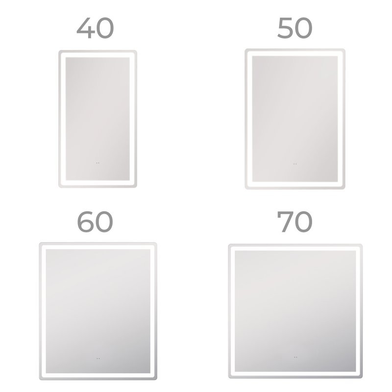 Зеркало Vigo Geometry Сlassic 60 с подсветкой