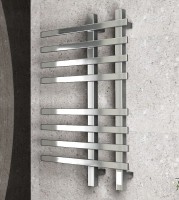 Полотенцесушитель электрический Bauedge Wind R 50х80, нержавеющая сталь полированная