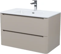 Тумба с раковиной IDDIS Edifice 80 подвесная, капучино, раковина 0108000i28