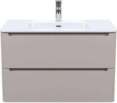 Тумба с раковиной IDDIS Edifice 80 подвесная, капучино, раковина 0108000i28