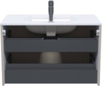 Тумба с раковиной IDDIS Edifice 80 подвесная, капучино, раковина 0108000i28