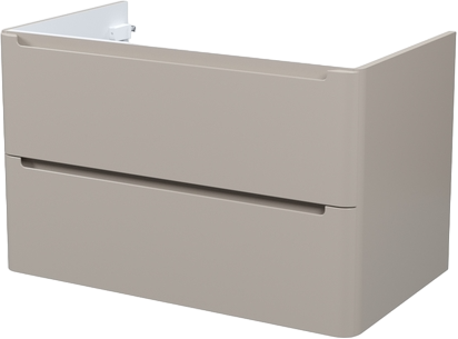 Тумба с раковиной IDDIS Edifice 80 подвесная, капучино, раковина 0108000i28