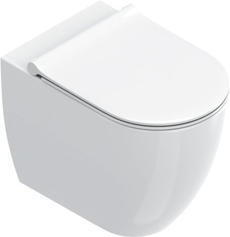 Унитаз приставной напольный Catalano Sfera тонкое сиденье, с микролифтом