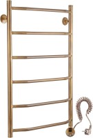 Полотенцесушитель электрический Secado Агата 1 85x55 см, подключение справа, бронза, лесенка, латунь