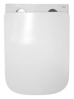 Унитаз подвесной AZARIO Cascad AZ-10002 безободковый, с микролифтом, глянцевый белый