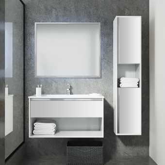 Мебель для ванной Sanvit Контур 90 белая глянцевая
