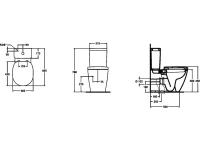 Унитаз-компакт напольный Ideal Standard Connect Cube E803701