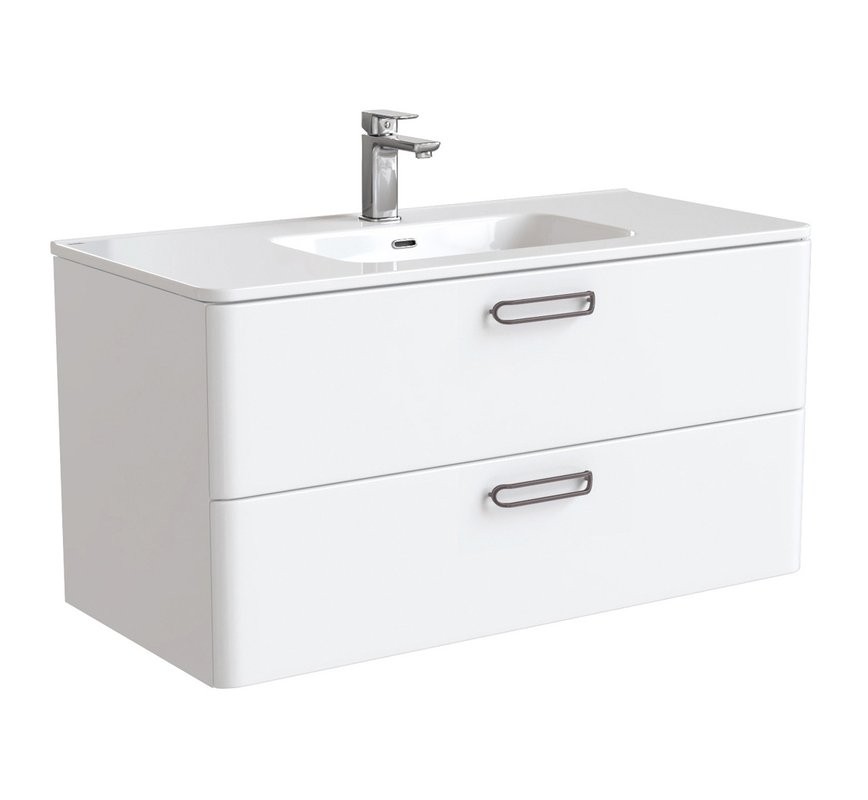 Тумба с раковиной IDDIS Brick 100