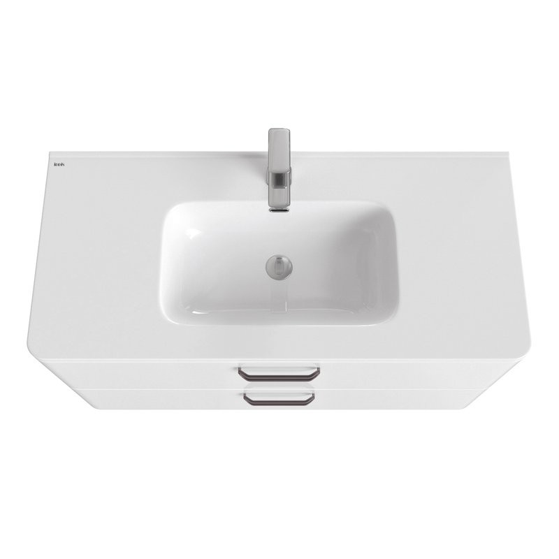 Тумба с раковиной IDDIS Brick 100