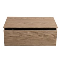 Тумба с раковиной Cezares Slider 80 подвесная, 2 ящика, дуб тангент