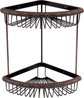 Полка Lemark Jasmine LM6682ORB черная бронза