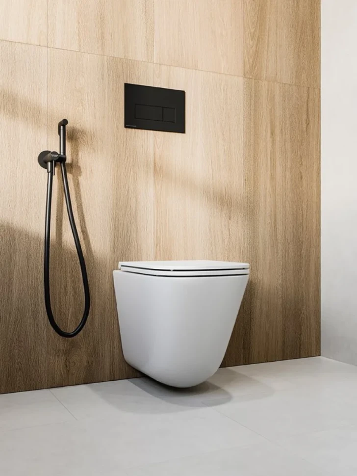 Унитаз подвесной KERAMA MARAZZI Cubo Geometrica безободковый, с микролифтом, глянцевый белый