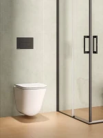 Унитаз подвесной KERAMA MARAZZI Cubo Geometrica безободковый, с микролифтом, глянцевый белый