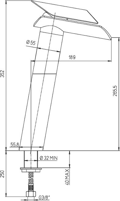 Смеситель для раковины Paini Morgana 73PW579VRKM