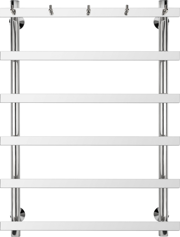 Полотенцесушитель водяной Secado Понтида 1 К 80x60 см, хром, лесенка