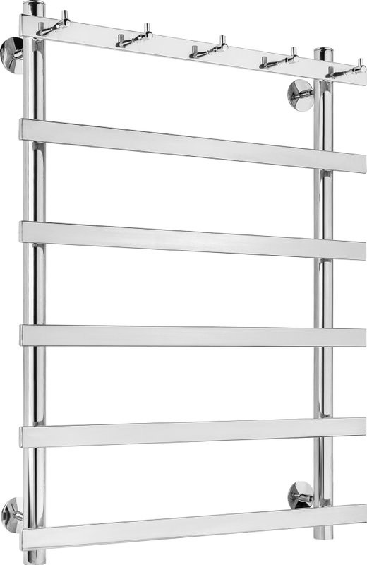 Полотенцесушитель водяной Secado Понтида 1 К 80x60 см, хром, лесенка