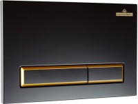 Кнопка смыва Lavinia Boho RelFix 38050801 матовый черный, золотой глянец