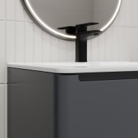Мебель для ванной комнаты IDDIS Edifice 60 подвесная, темно-серая