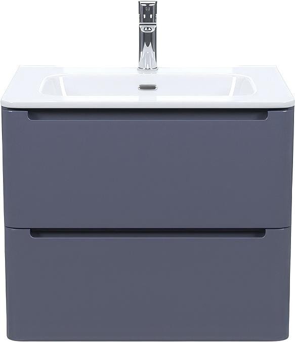 Мебель для ванной комнаты IDDIS Edifice 60 подвесная, темно-серая