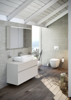 Унитаз подвесной VitrA Shift 7742B003-0075 с микролифтом + Крышка-сиденье VitrA Shift 91-003-009 с микролифтом, петли хром