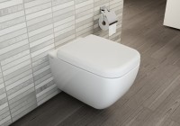 Унитаз подвесной VitrA Shift 7742B003-0075 с микролифтом + Крышка-сиденье VitrA Shift 91-003-009 с микролифтом, петли хром