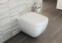 Унитаз подвесной VitrA Shift 7742B003-0075 с микролифтом + Крышка-сиденье VitrA Shift 91-003-009 с микролифтом, петли хром