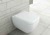 Унитаз подвесной VitrA Shift 7742B003-0075 с микролифтом + Крышка-сиденье VitrA Shift 91-003-009 с микролифтом, петли хром