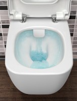 Унитаз подвесной VitrA Shift 7742B003-0075 с микролифтом + Крышка-сиденье VitrA Shift 91-003-009 с микролифтом, петли хром