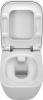 Унитаз подвесной VitrA Shift 7742B003-0075 с микролифтом + Крышка-сиденье VitrA Shift 91-003-009 с микролифтом, петли хром