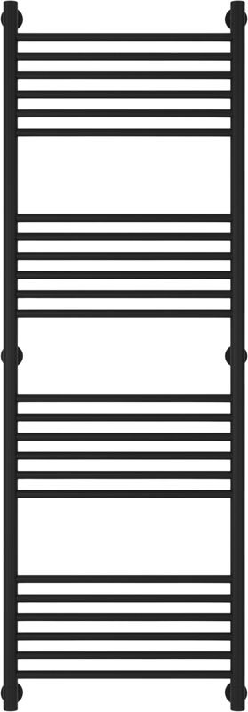 Полотенцесушитель водяной Сунержа Богема + 150x50, черный матовый